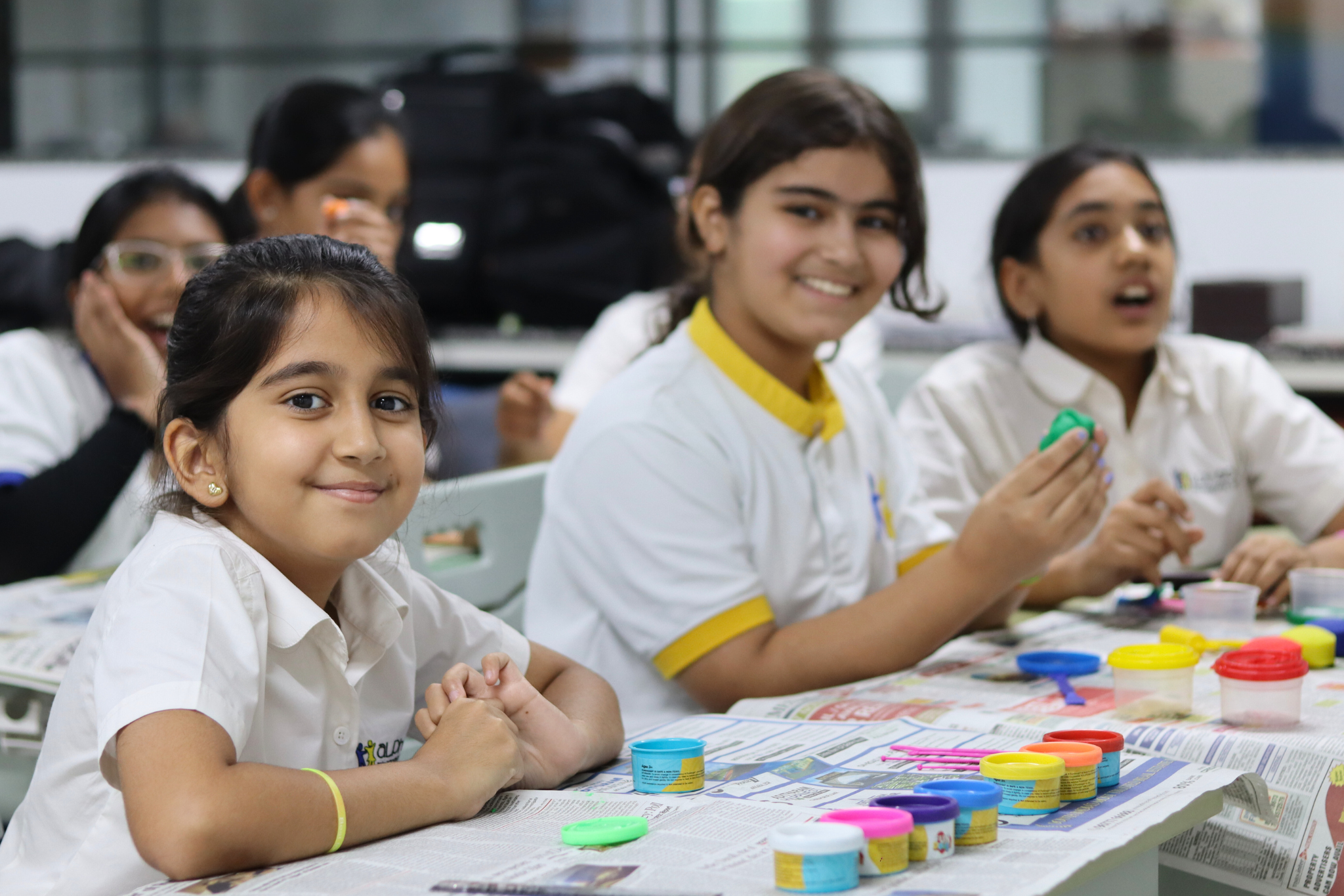 Alphabet students celebrating IB learning